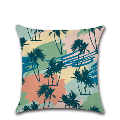 Federa cuscino fantasia tropicale