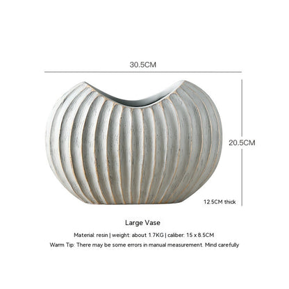 Vaso ceramica bianca