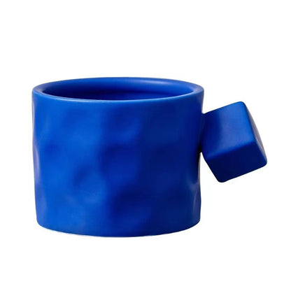 Bicchiere ceramica manico quadrato