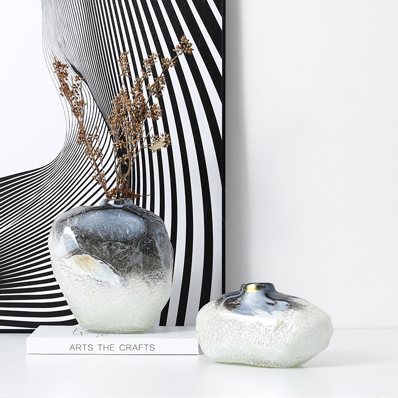 Vaso con texture astratta