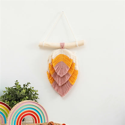 Decorazione foglie intrecciata