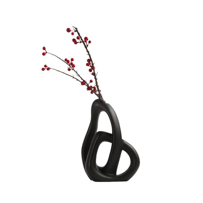 Vaso ceramica a cuore nordico