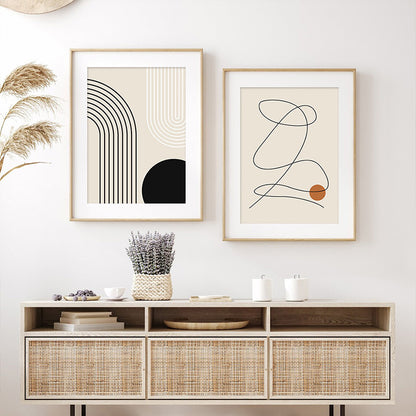 Quadro linee geometriche