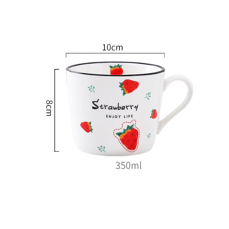 Tazza fragola stile nordico