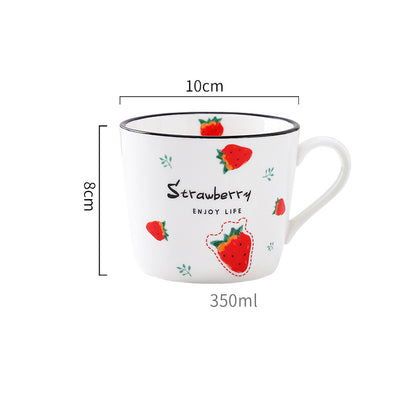 Tazza fragola stile nordico