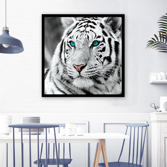 Quadro su tela Tigre bianca