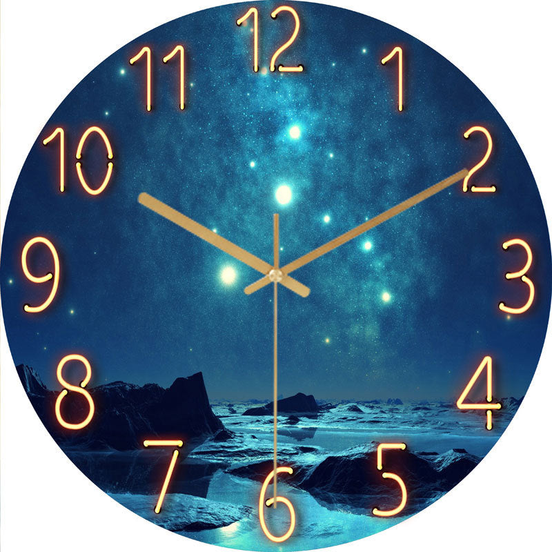 Orologio da parete Neon tech stellare
