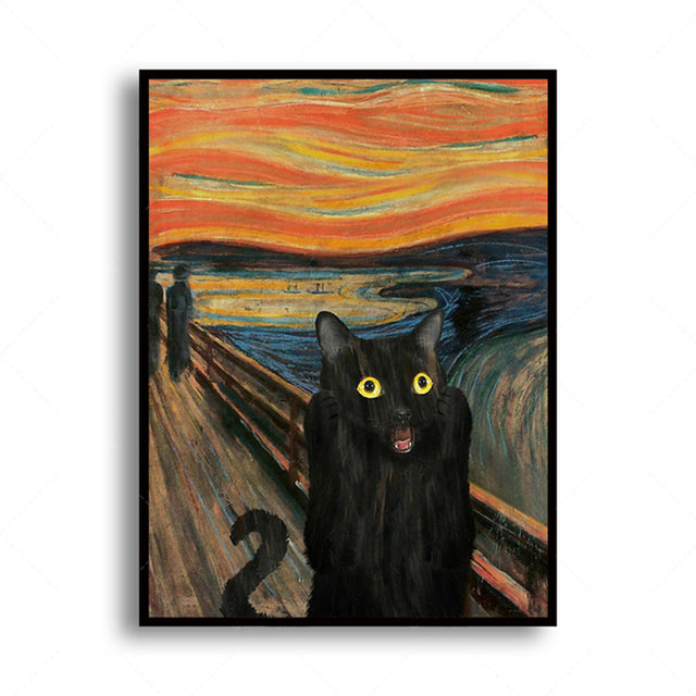 Poster gatto nero