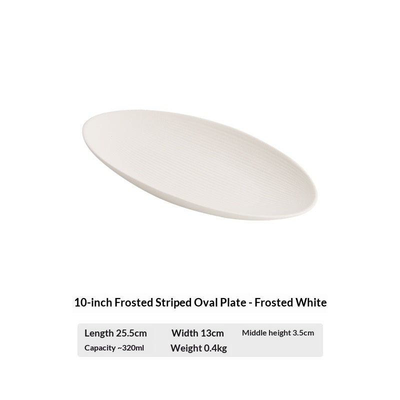 Piatto ovale ceramica