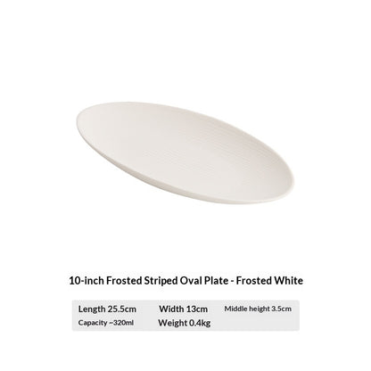 Piatto ovale ceramica