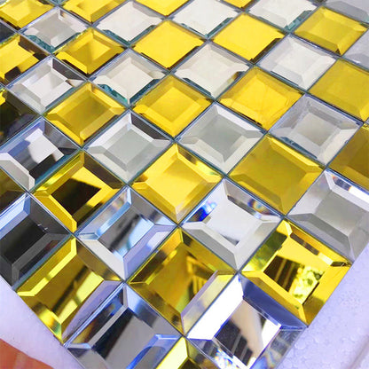 Specchio murale a mosaico