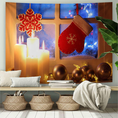 Tappezzeria Natale e camino