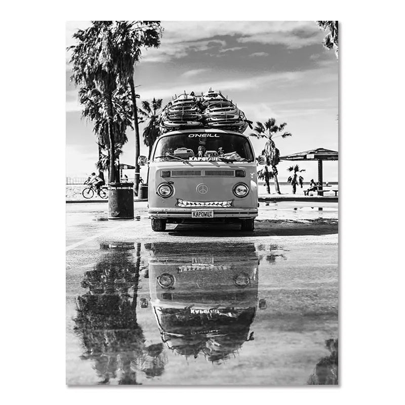 Quadro spiaggia nordico