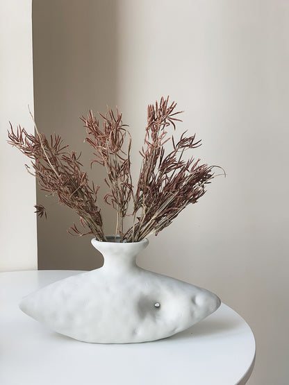 Vaso Ceramica Bianco