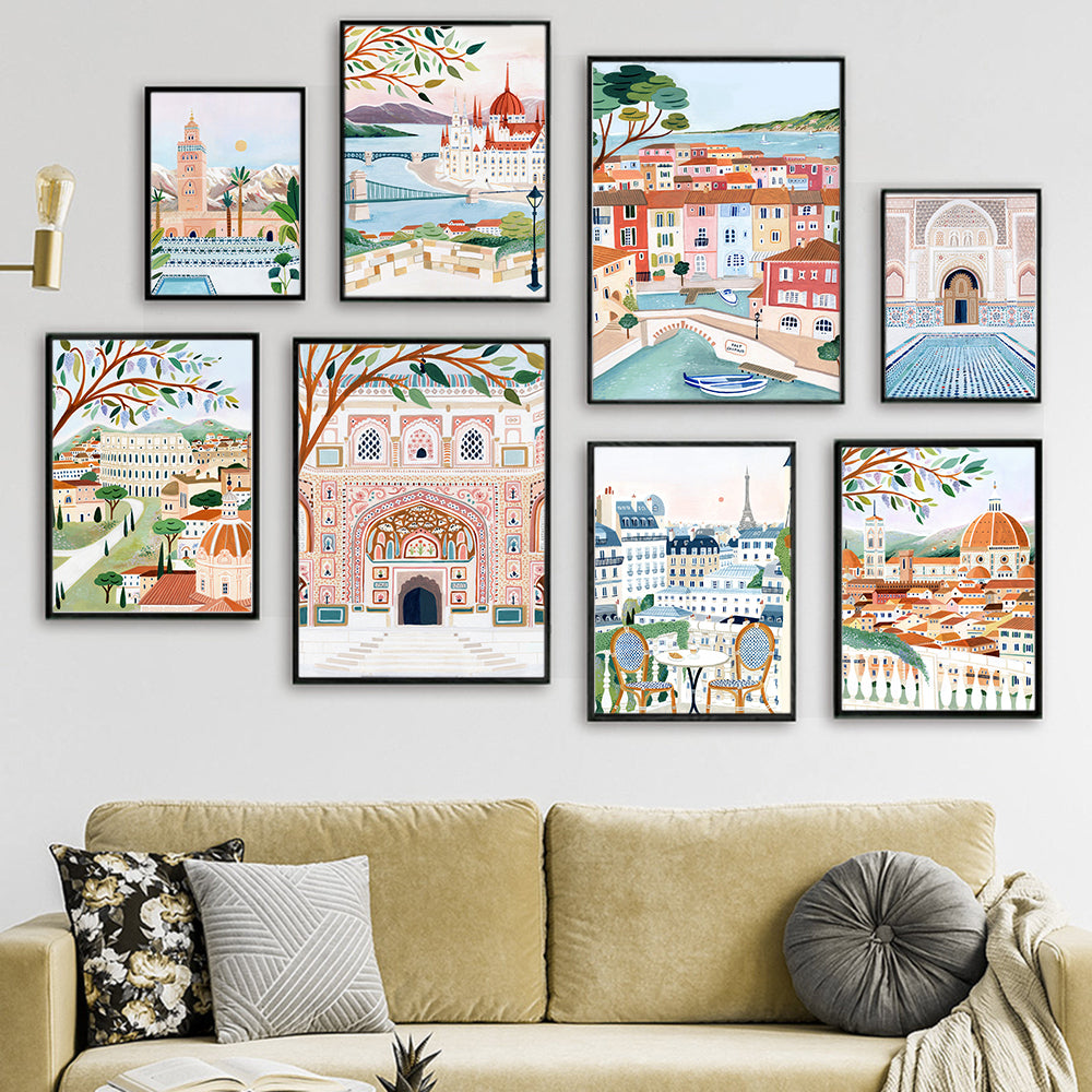 Quadro paesaggio Marrakech