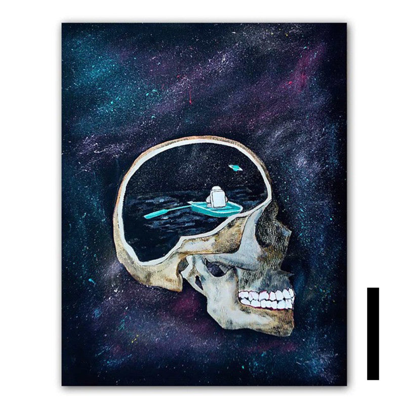 Quadro Spazio e Stelle