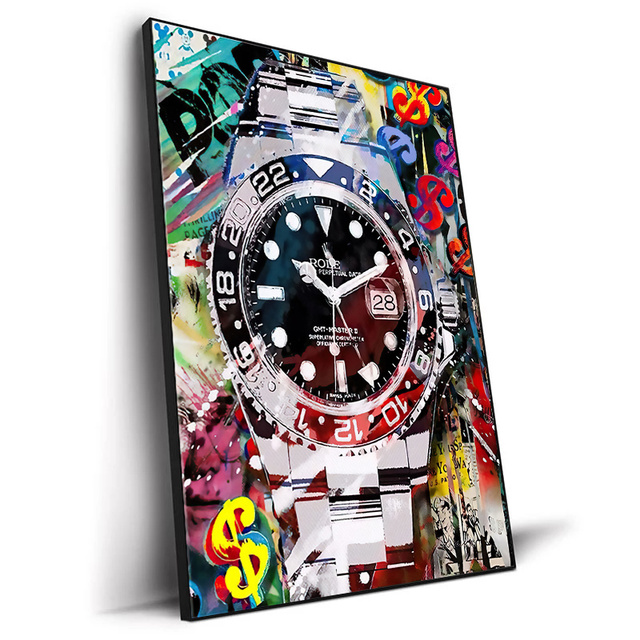 Tela Orologio Graffiti