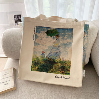 Borsa di tela con zip