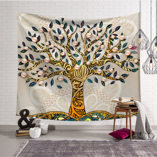 Arazzo Albero della vita dorato