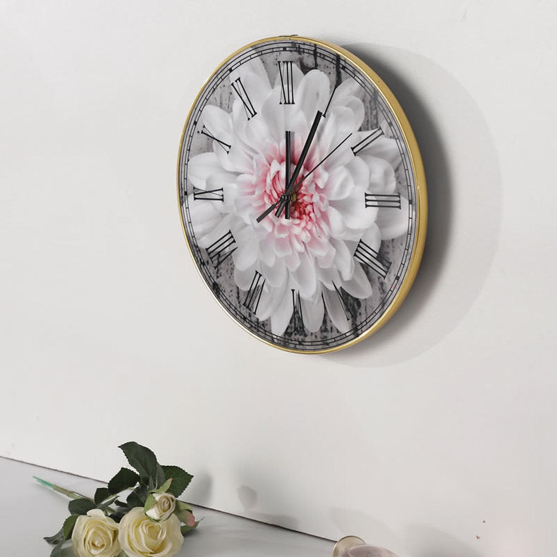 Orologio da parete Cervo fiori