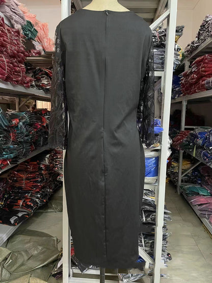Vestito Mosaico Pizzo