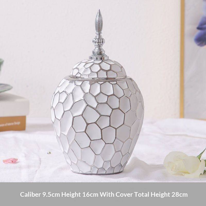 Vaso ceramica dorato Nordic