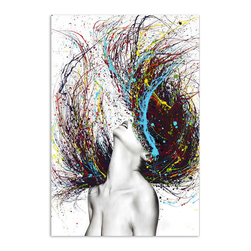 Quadro donna colorata