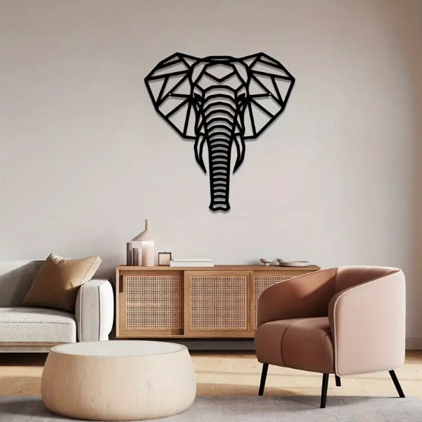 Decorazione metallica elefante