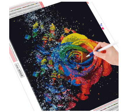 Diamond Painting Rosa