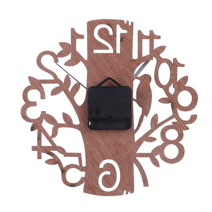 Orologio da parete Numeri sagomati legno