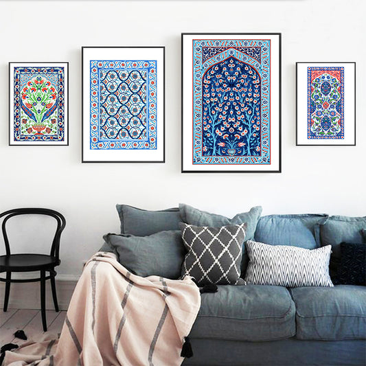 Quadro su tela Mosaici geometrici islamici