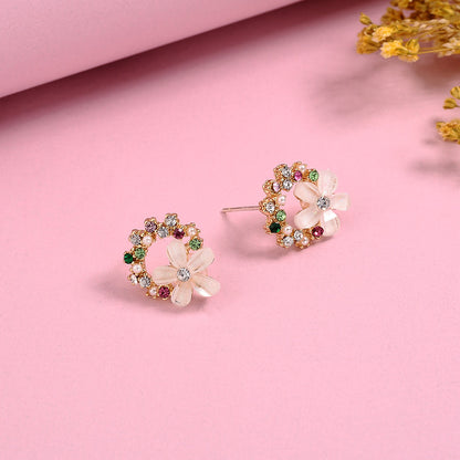 Orecchini Fiori Argento