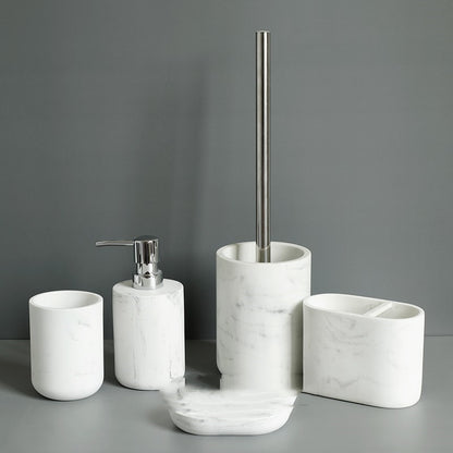 Set bagno marmo (5 pezzi)
