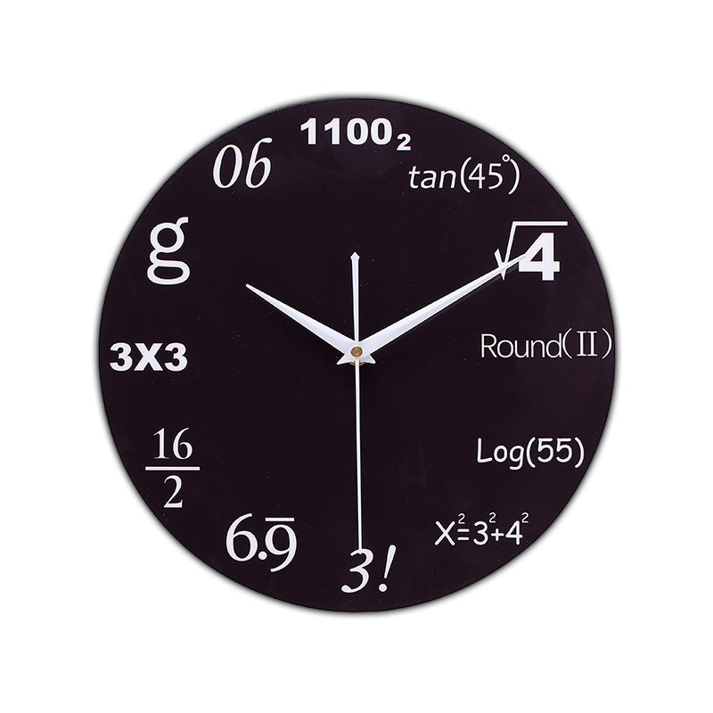 Orologio da parete Formule matematica orologio