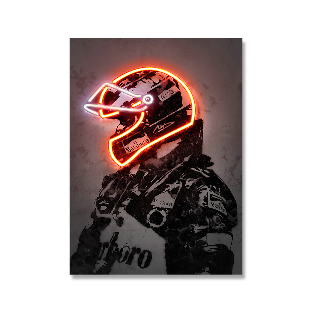 Tela Neon Casco Vintage