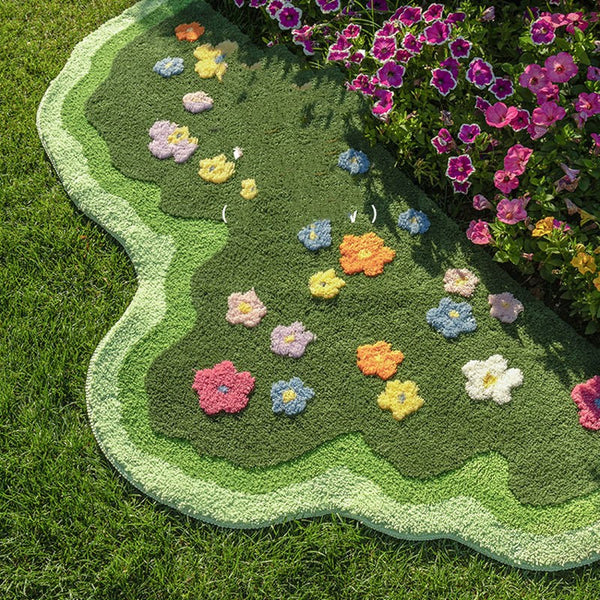 Tappeto piante e fiori