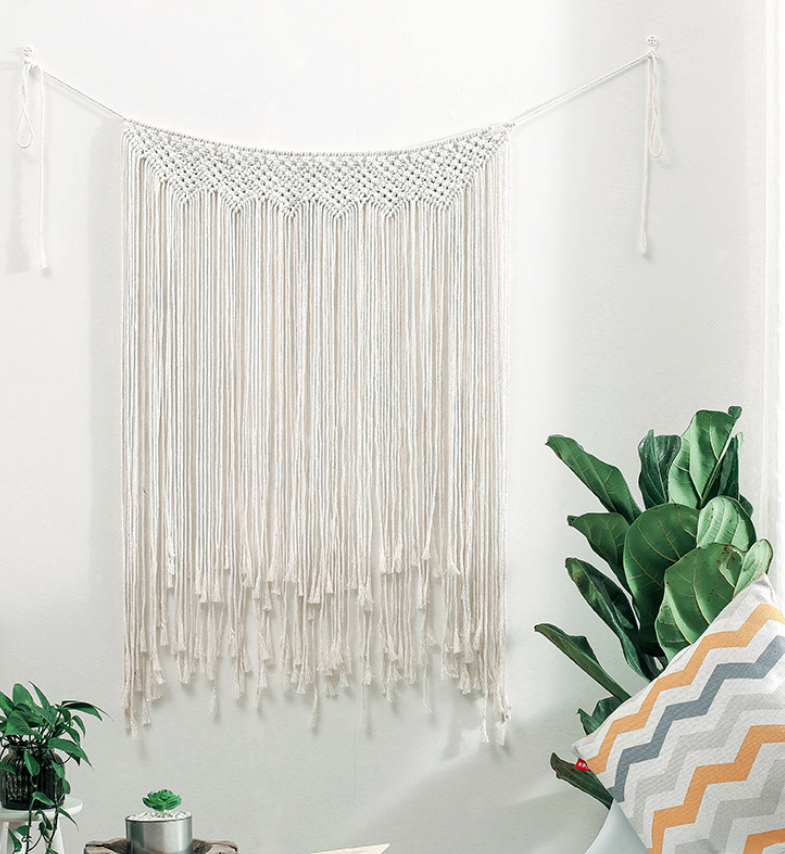Macramé murale bohemien