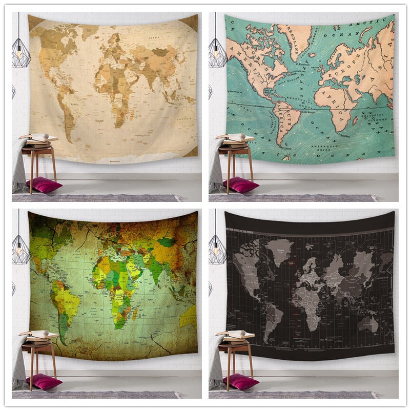 Tappezzeria mappa oceanica