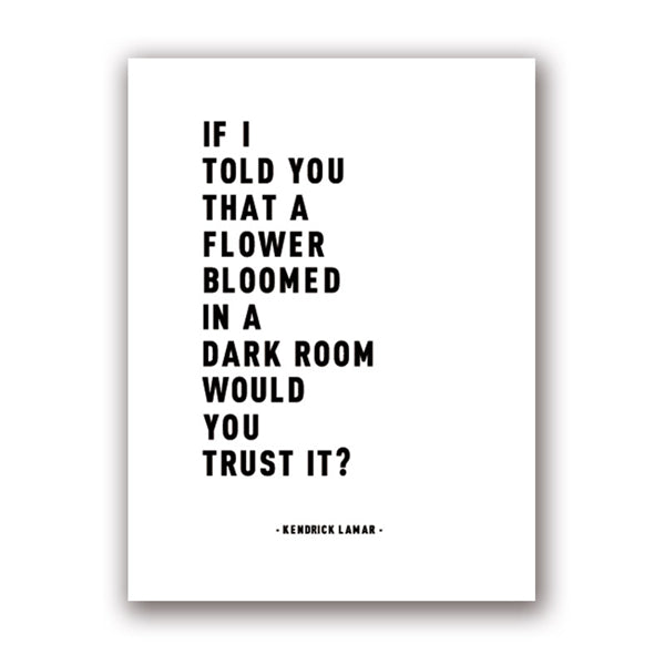 Poster Citazioni Bianco e Nero