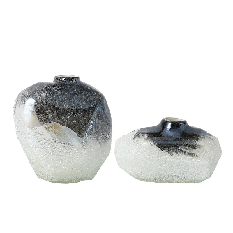 Vaso con texture astratta