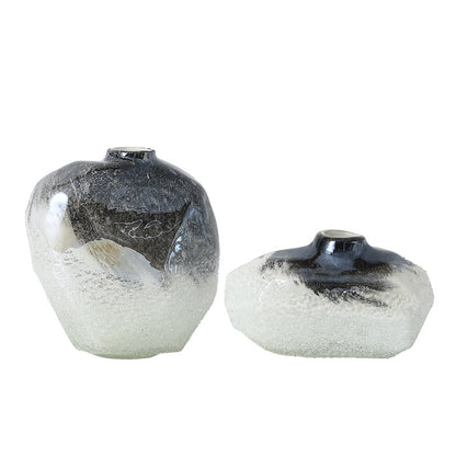 Vaso con texture astratta