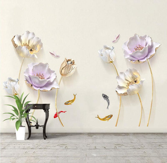 Adesivo murale Tulipani