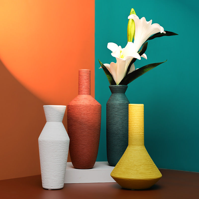 Vaso ceramica spazzolato nórdico