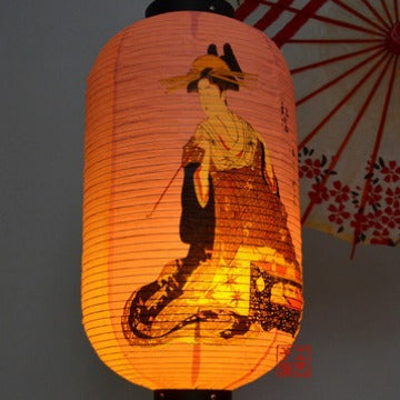 Lanterna decorativa ukiyo-e