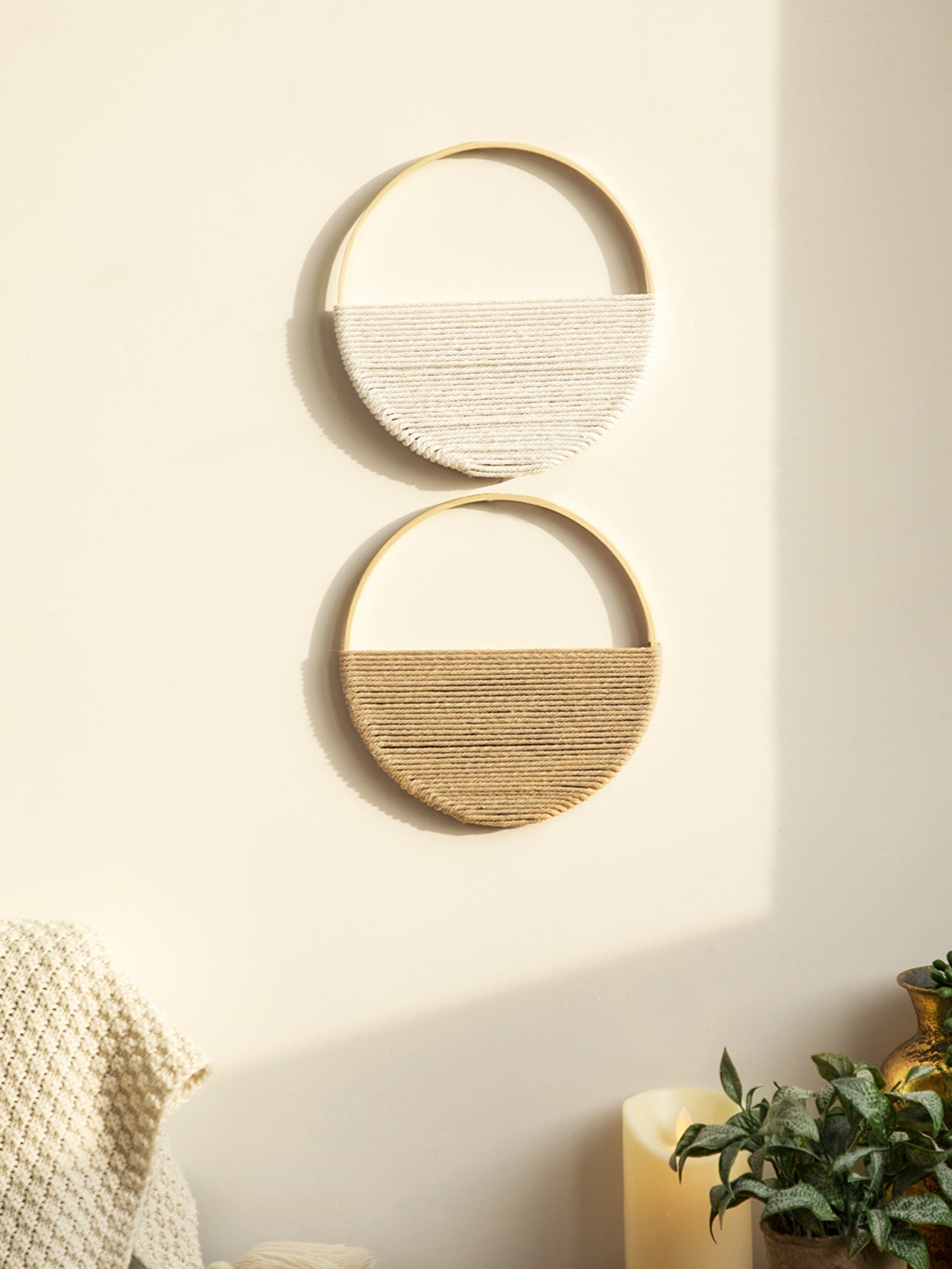 Scaffale Boho Intrecciato