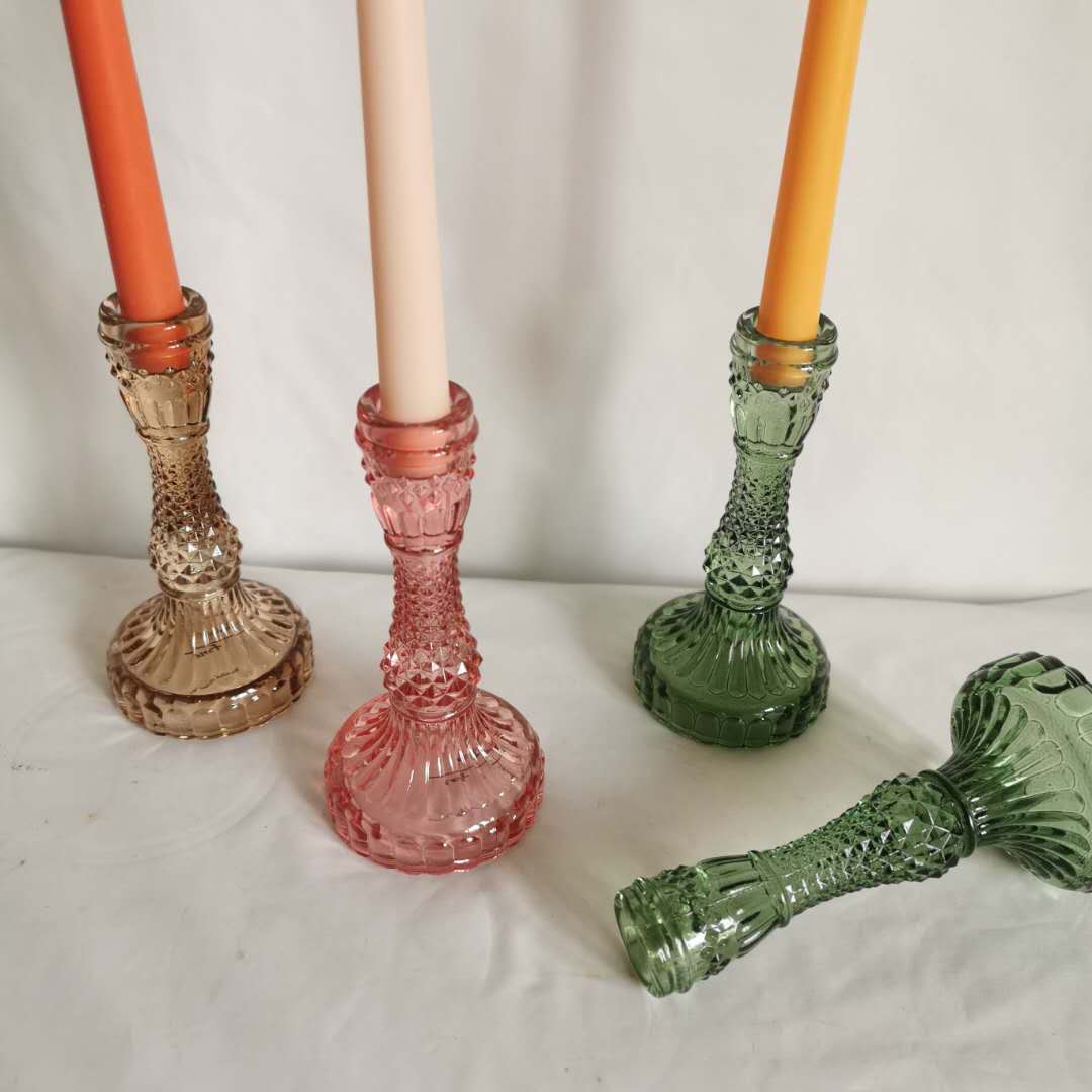 Candelabro vetro sfumato