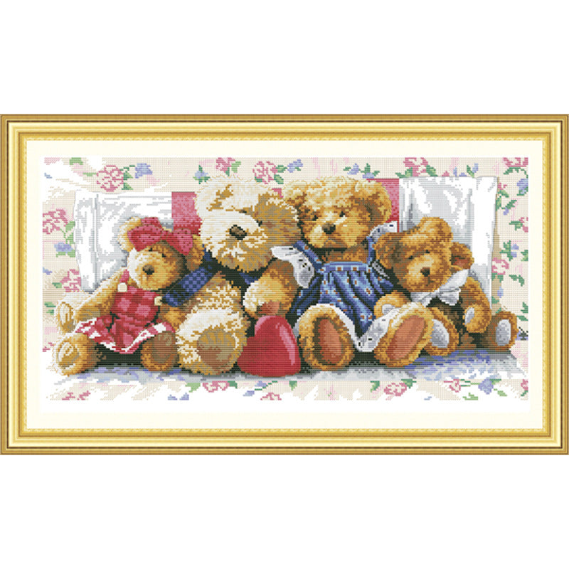 Punto croce orso
