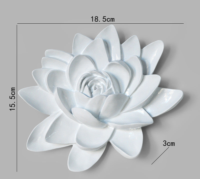 Decorazione fiori in rilievo