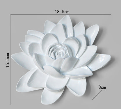 Decorazione fiori in rilievo
