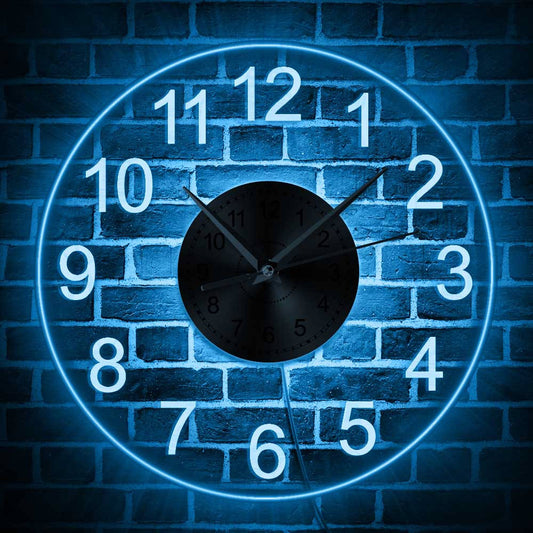 Orologio da parete Aereo rosso blu